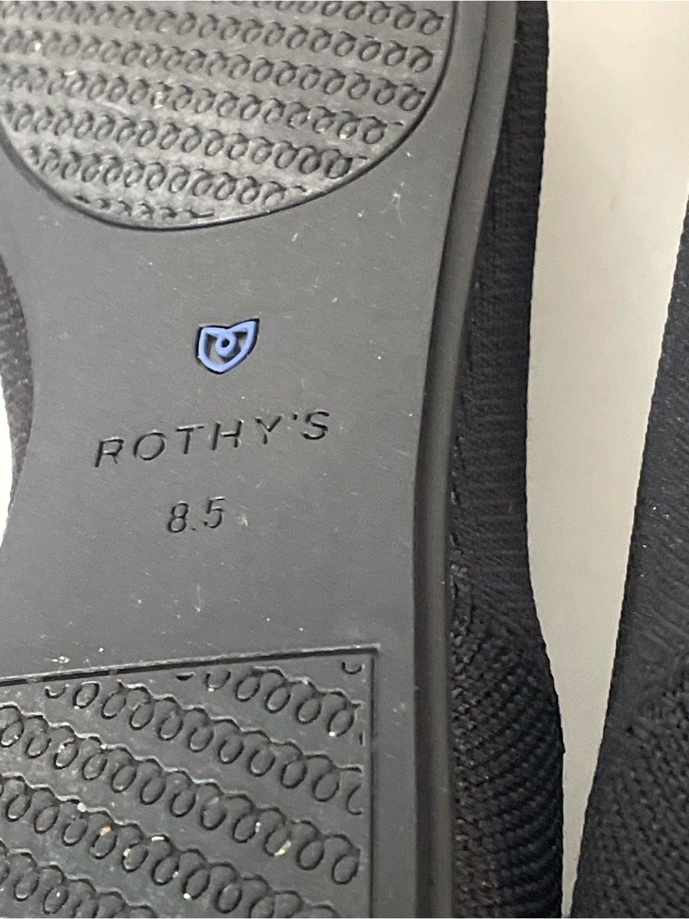 Rothy’s The Petal Square Black Flats - Picture 9 of 12